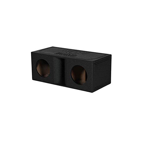 Qpower QBomb QBOMB10HP Dual 10  Vented Port Subwoofer Box w Bedliner Spray