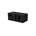 Q Power QBomb QBOMB10HP Dual 10" Vented Port Subwoofer Box w/Bedliner Spray