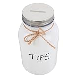 GLEAVI Banco de Monedas de Vidrio para Adultos, Hucha Funcional para Ahorro Diario, Adecuada para Regalos en Cumpleaños y Eventos Sociales