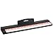 ZHRUNS 88 Key Weighted Keyboard Piano with Sustain Pedal, Power Adapter & Sheet Music Stand - Home Digital Piano, Black Pink (Keyboard Only)