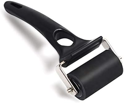 Falling in Art Rubber Roller Brayer for Crafting - Ink Roller Tool for Printmaking, Glue, Block, Wallpaper, Vinyl, Stamping, 2 Inches