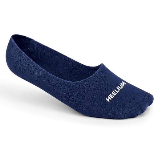 Image of HEELIUM Bamboo No Show Socks for Men | Odour Free & Breathable | 3X Softer Than Cotton Socks | Low Cut Socks | Size (UK 6-10)