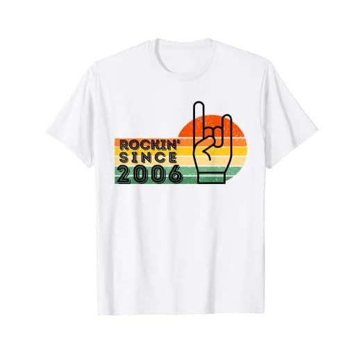 Vintage Rockin' desde 2006 Cassette 15 cumpleaños regalo Camiseta