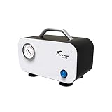 LABFISH Lab Vacuum Pump Portable Oilless Diaphragm Vacuum Filtration 10L/min with Rubber Tube,110V-2