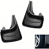 2 Piezas Guardabarros, 8.27 x 12.6 Pulgadas Protectores de Llantas, Sin Perforación, Universales para la mayoría de Autos, Camionetas y SUVs (Negro) 2