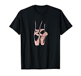 Bailarina Ballet Zapatos Cool Toe Dancing Pointe Dance Point Camiseta