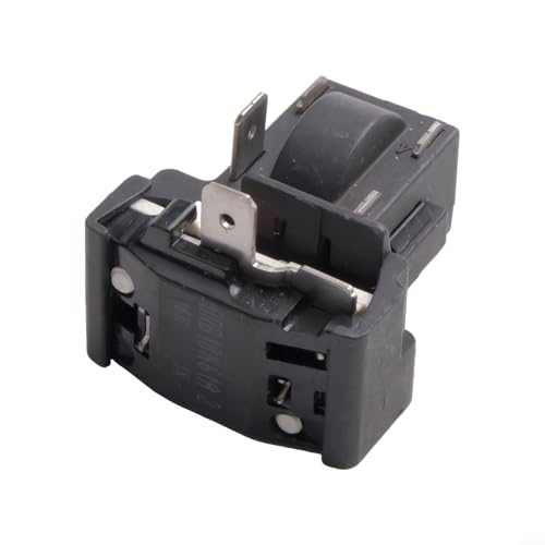 PTC Arrancador para compresor de refrigerador QPS2-B15MD3 compatible con modelos, opciones de 1 pin o 3 pines, construcción de plástico y metal, negro (1 pin)