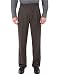 Perry Ellis Men's Double Pleated Classic Fit Micro Melange Pant, Castlerock, 36x32