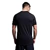 Canterbury Men's Small Logo Superlight T-Shirt | Training Top | Breathable | Quick Drying Technical T-Shirt, Black/Gunmetal Grey, 4XL #1