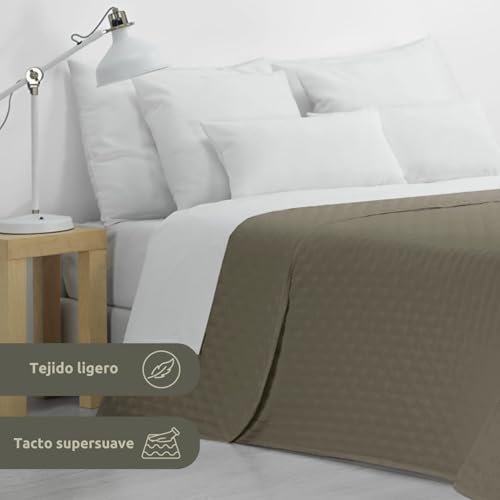 Colcha de Verano Cama 105 Donegal Collections Kaki 200x260 cm 5