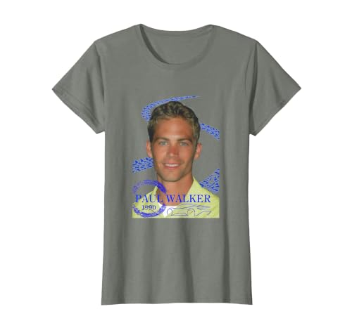 Paul Walker_002 T-Shirt, Women, Olive Heather, Small
