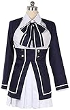 Quality cos Zombieland Saga Minamoto Sakura Cosplay Costume School Uniform Women Dress Suit (Female M)