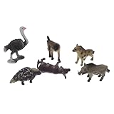 Possibilités de bricolage : la possibilité de créer des modèles et des scènes offre des options de décoration de bricolage infinies, figurine de bison, figurines d'animaux