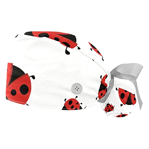 Chapeaux bouffants et casquettes de travail ajustables JDEZ en tissu