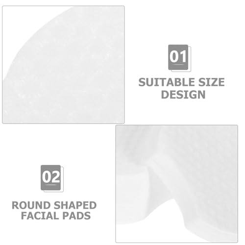 LALAFINA Almofadas de Algodão Redondas para Maquiagem 600 Peças Almofadas de Algodão Cosmético para