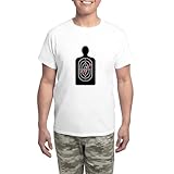 CafePress Human Shape Target with Bullet Holes Pajamas Men's Light Loungewear Set