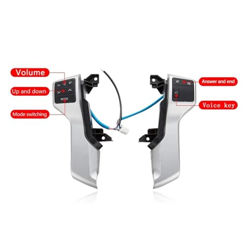 Commutateur commande volant multifonction Toyota boutons cassés gris - 3
