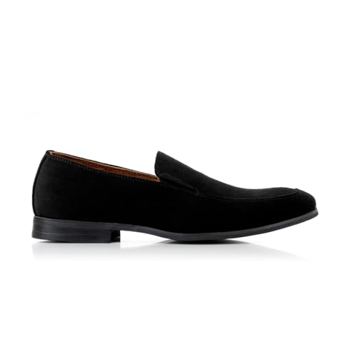 Image of Ferro Aldo Men's Dress Loafer Collection | Modern & Classic Slip-On Styles | Available in Suede, Woven, and Wholecut