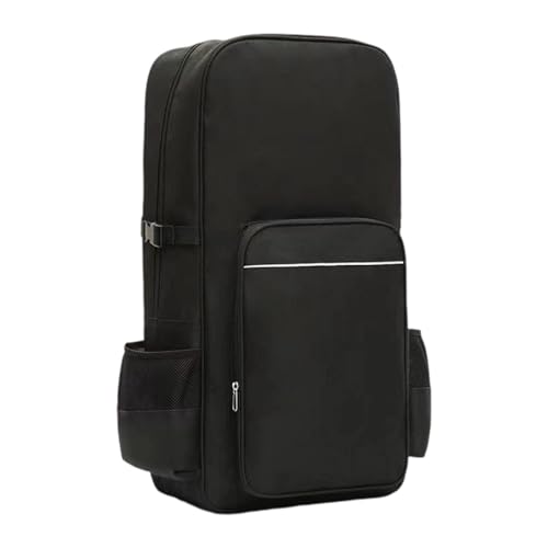 LRXFPIYF 5 Stück Hulusi Rucksack mit Gepolstertem Innenraum Leichtem Design Und Robustem Oxford Stoff für Instrumententransport Musikvereine Schutz Unterwegs, Schwarz