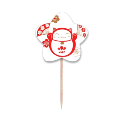 Cure-dents japonais chat pour cupcakes pour réussir facilement vos décorations de fête
