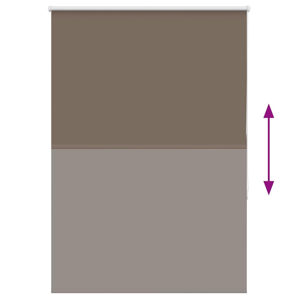 Store Enrouleur occultant café 95x130cm Tissu 90,7cm Bloque lumière Solaire Intime Protection Enfants réglable sans perçage Maison Bureau