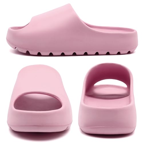 Image of Jaeynow Cloud Slides for Women,Unisex EVA Soft Recovery Slides,Thick Sole Open Toe Mens Pillow Slides Shower Shoes Outdoor&Indoor House Slippers