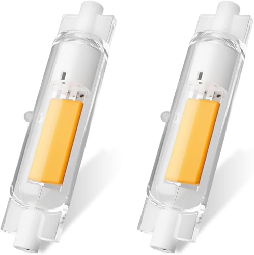 ZJZG Lampadina LED R7S 78mm Dimmerabile, R7S LED 78mm 20W 3000K Bianca Calda 2000LM, Equivalenti a 200W Lampada Alogena, Angolo 360, Nessun Sfarfallio Lampada, Confezione da 2