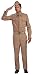 Forum Novelties Men's Combat Heroes Ww2 Private Soldier Costume, Khaki, Standard