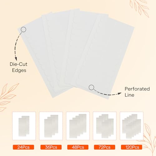 Image of Full Shine Single Sided Replacement Tape, Transparent, 0.8cm*4cm 72PCS | Replacement Tape for Hair Extensions Single Sided Tape with Transparent, Long Lasting for Gym, Swimming, Workout, Daily Use