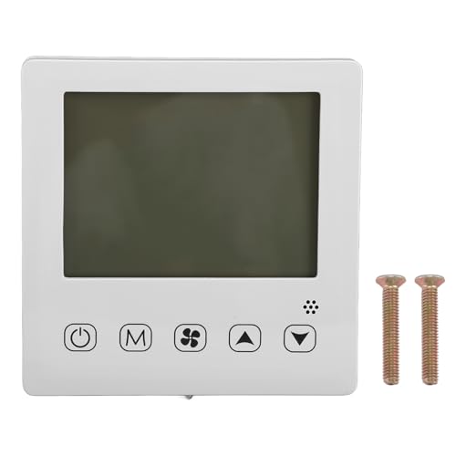Marhynchus Thermostat Numérique Programmable, Modes de Minuterie Manuels Intelligents, Grand écran LCD, Puce Haute fiabilité avec Capteur de Température