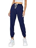 Ezymall Womens Sweatpants Comfy High Waisted Workout Athletic Lounge Joggers Pants with Pockets Dark...