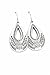 Floral Teardrop on Sterling Silver Earrings Handmade Sundance Dreams Designs