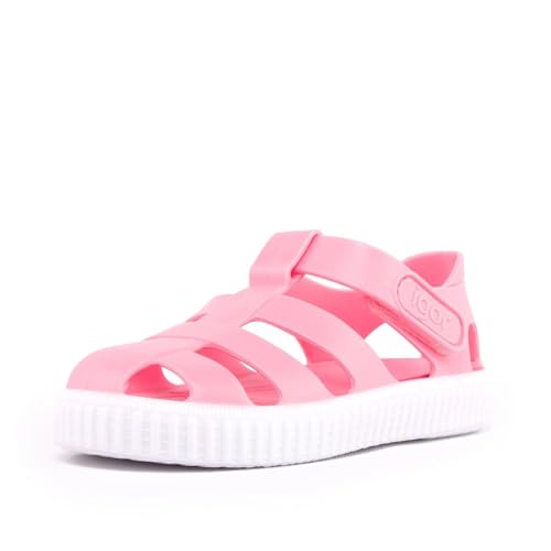 Sandales plastique Igor rose taille 23 chaussure plage basket scratch - 2