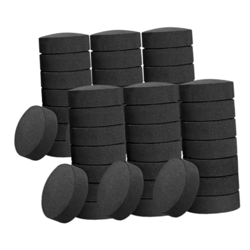 Toyvian 70pcs Charcoal Briquettes Charcoal Tablets for Incense Firewood Charcoal Stove Charcoal Camping Grill Outdoor Cooking