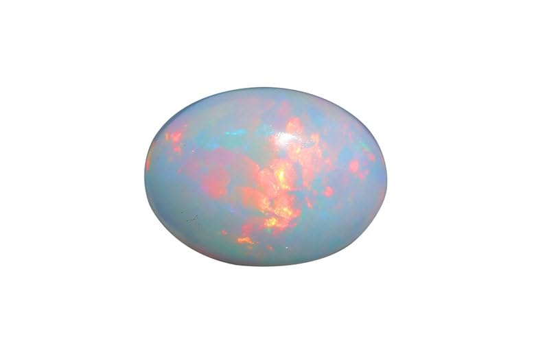 Opale éthiopienne en cabochon de qualité AAA, une gemme multi-feu éclatante pour vos bijoux