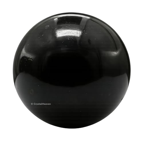 Image of Certified Black Tourmaline Crystal Ball for Meditation