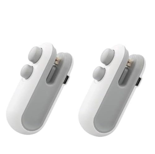 LEENAS Portable Handheld Mini Sealing Machine for Food, Snacks & Fresh Storage – Type C Charging, Vacuum Sealer for Plastic Bags (Pack of 2)-image-28