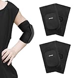 ONTYZZ Kinder Ellenbogen-Ärmel Verdicken Schwamm Ellenbogen Polsterung Dehnbar Baumwolle Ellbogenschoner für Sport Tanz Volleyball Basketball Radfahren Ellenbogenbandage