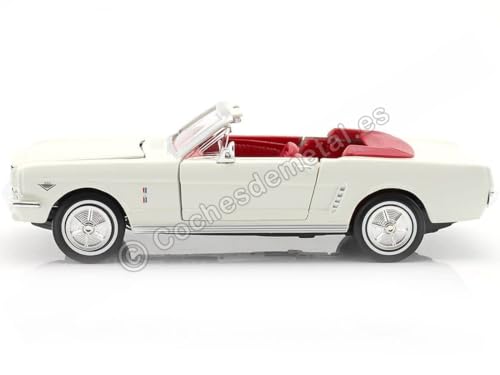 Ford Mustang Convertible 1964 1/24 Motormax miniatura 3