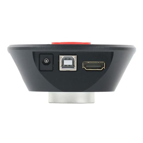 2026 HDMI USB High Definition Microscope Camera Digital Microscope & 180X C-Mount Lens Whit 56-LED Adjustable Ring Light
