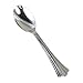 Reflections Heavyweight Plastic Utensils, Spoon, Silver, 6 1/4