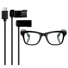 Type C Charging Cable for Ray-Ban Meta Accessories, Smart Glasses Charger 4.92ft for Wayfarer Wayfarer/Headliner Models for RayBan Meta Wayfarer