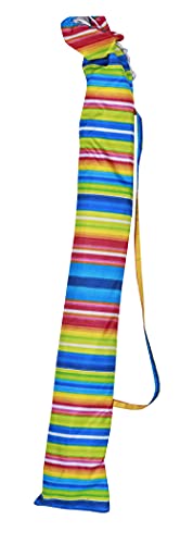 7 Ft Fiberglass Beach Umbrella For Sand With Integrated Anchor, Integrated Folding Table, Telescopic Aluminum Pole, Upf 50+, Tilt #TOP4