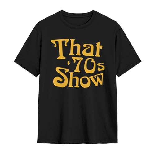 Mans Crew-Neck T Shirts for That TV 70s Show T Shirt,Comfortable 70s Fashion Short Sleeve Tee3