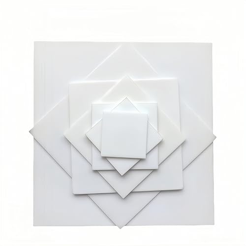 WODOFULHY Boron Nitride Square Plate can be Processed Boron Nitride Ceramic Plate microcrystalline Glass Ceramic Boron Nitride Gasket Boron Nitride Plate Boron Nitride Block (25mm*25mm*100mm)