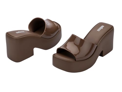 Image of Melissa Posh Slip-On Platform Jelly Heels for Women