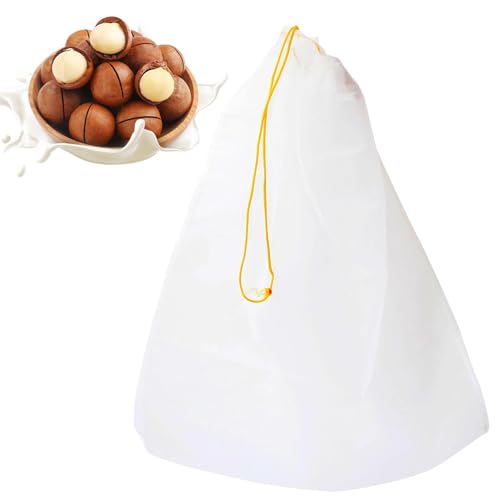 Filtro para - de Filtro de Nylon de Malla Fina, Filtro con Diseño de Cordón Ajustable | Suministros de Apicultura Reutilizables y Lavables para Leche de nueces, Sopa de Pollo,