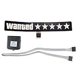 Pockety Windshield Electric Wanted Car LED Window Stickers for JDM Glow Panel Decoration Accessories
