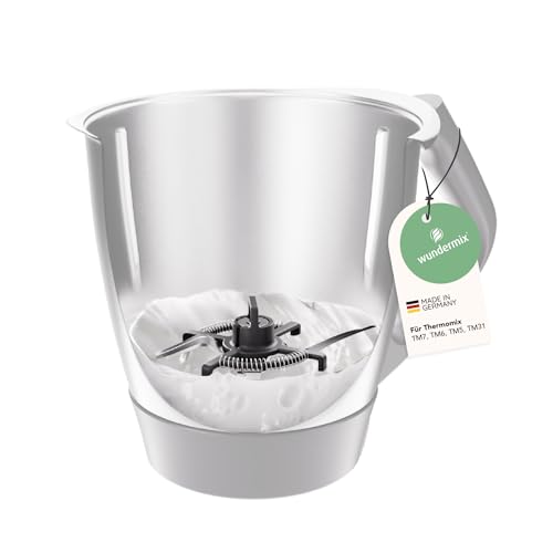 Milkimizer® Milchaufschäumer für Thermomix TM7, TM6, TM5 & TM31 • cremiger Milchschaum in Barista-Qualität • spülmaschinengeeignet, BPA-frei & Made in Germany • Zubehör für Latte, Cappuccino & Kakao