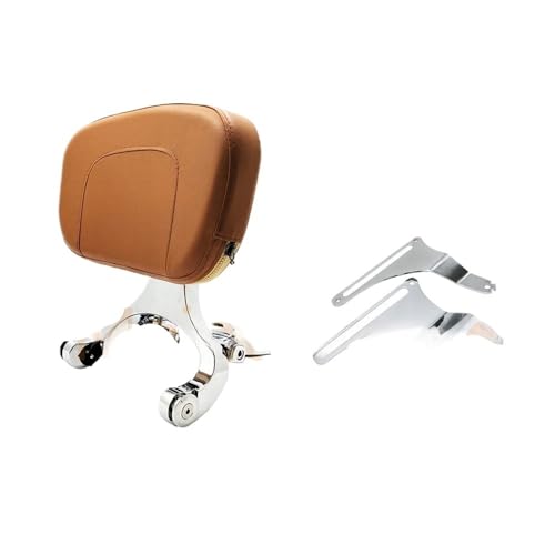Dossier passager arrière moto marron pour modèles Breakout 2013-2022 et Fat Boy 2018-2022